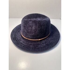 Marcus Adler New York Panama Hat, One Size Blue with Leather Band